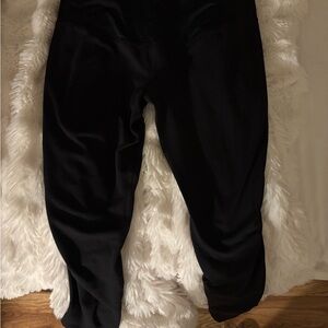 Maternity Black Active 2/4 Length Leggings